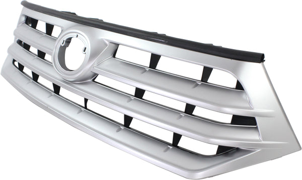 2011-2013 Toyota Highlander Grille, Painted-Silver.
