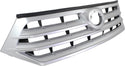 2011-2013 Toyota Highlander Grille, Painted-Silver.