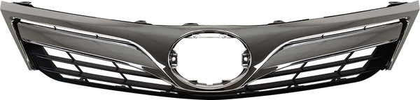 2012-2014 Toyota Camry Grille, Painted-Black.
