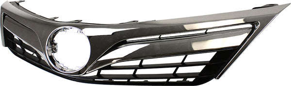 2012-2014 Toyota Camry Grille, Painted-Black.