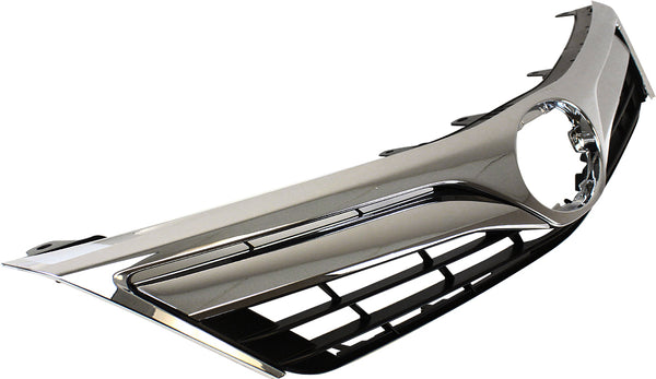 2012-2014 Toyota Camry Grille, Painted-Black.
