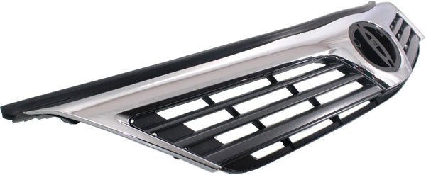 2012-2014 Toyota Camry Grille, Chrome Shell/Black Insert.