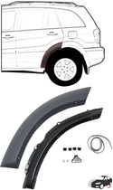 2001-2005 Toyota RAV4 Rear Wheel Opening Molding LH.