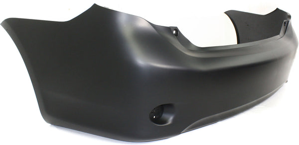 2009-2010  Toyota Corolla Rear Bumper Cover, Primed, W/O Spoiler Hole.