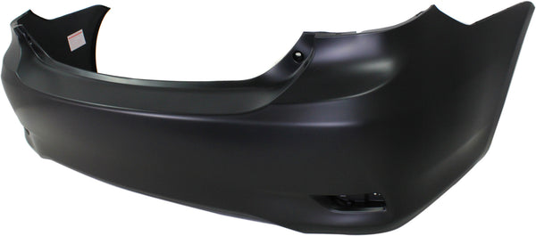 2011-2013 Toyota Corolla Rear Bumper Cover, Primed, w/o Spoiler Hole.
