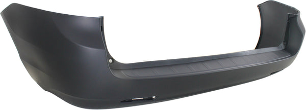 2011-2015 Toyota Sienna Rear Bumper Cover, Primed, w/o Park Distance Sensor.