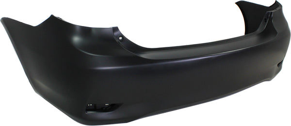 2011-2013 Toyota Corolla Rear Bumper Cover, Primed, w/o Spoiler Holes.