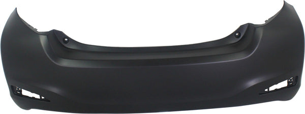 2012-2014 Toyota Yaris Rear Bumper Cover, Primed, Hatchback, Capa.