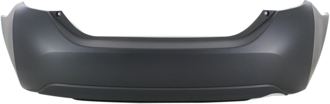 To1000400 2014-2016 Toyota Corolla Rear Bumper Cover, Upper Primed, Lower Textur ...