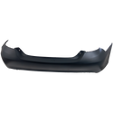 2015-2017 Toyota Camry Rear Bumper Cover, Primed, W/O Sensor Hole.