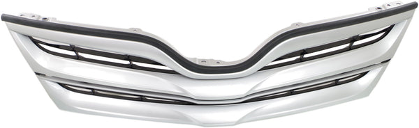 2013-2016 Toyota Venza Grille, Silver Shell/Black.