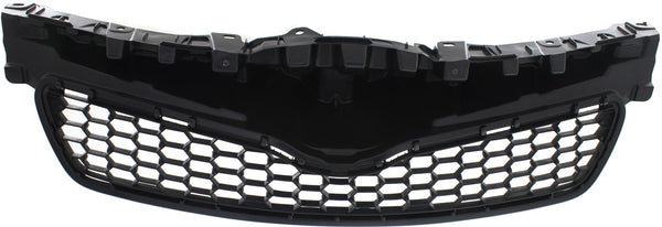 2012-2014 Toyota Yaris Grille, Black, Hatchback.