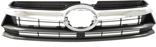2014-2015 Toyota Highlander Grille, Painted Dark Gray.