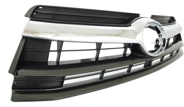 2014-2015 Toyota Highlander Grille, Painted Dark Gray.