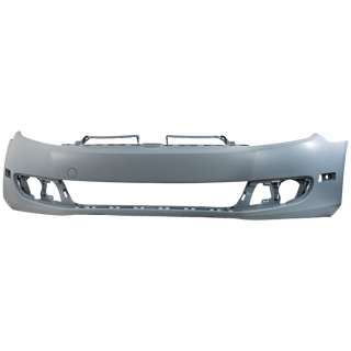 2010-2014 Volkswagen Golf Front Bumper Cover, Primed, Plastic, Wagon.