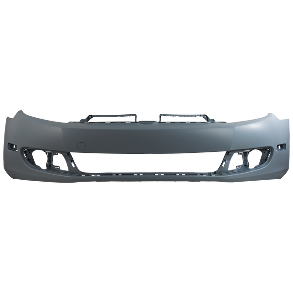 2010-2014 Volkswagen Golf Front Bumper Cover, Primed, Plastic, Wagon.