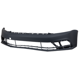 2015-2016 Volkswagen Jetta Front Bumper Cover, Primed, w/o Headlamp Washer.
