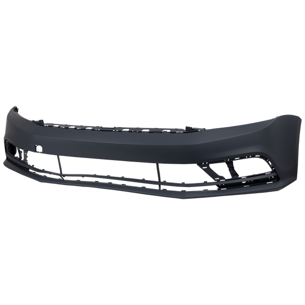 2015-2016 Volkswagen Jetta Front Bumper Cover, Primed, w/o Headlamp Washer.