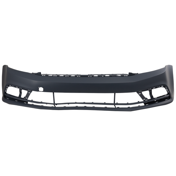 2015-2016 Volkswagen Jetta Front Bumper Cover, Primed, w/o Headlamp Washer.