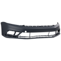2015-2016 Volkswagen Jetta Front Bumper Cover, Primed, w/o Headlamp Washer.