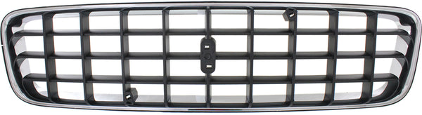 2003-2006 Volvo XC90 Grille, Chrome Shell/Dark Gray.