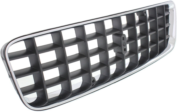 2003-2006 Volvo XC90 Grille, Chrome Shell/Dark Gray.