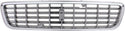 2004-2006 Volvo S80 Grille, Chrome Shell/gray Insert.