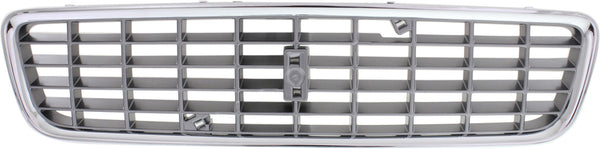 2004-2006 Volvo S80 Grille, Chrome Shell/gray Insert.