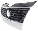 2006-2010 Volkswagen Passat Grille, Chrome Shell/Black.