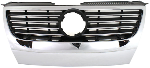 2006-2010 Volkswagen Passat Grille, Chrome Shell/Black.
