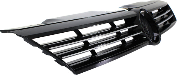 2011-2014 Volkswagen Jetta Grille, Chrome Shell/Black.