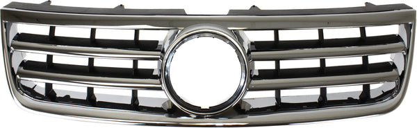 2004-2007 Volkswagen Touareg Grille,Chrome Shell/Black.