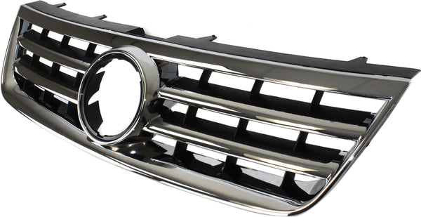 2004-2007 Volkswagen Touareg Grille,Chrome Shell/Black.