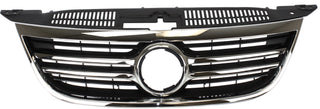 2009-2011 Volkswagen Tiguan Grille, Chrome Shell/Black.