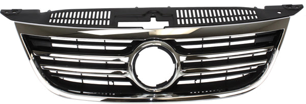 2009-2011 Volkswagen Tiguan Grille, Chrome Shell/Black.