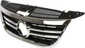 2009-2011 Volkswagen Tiguan Grille, Chrome Shell/Black.