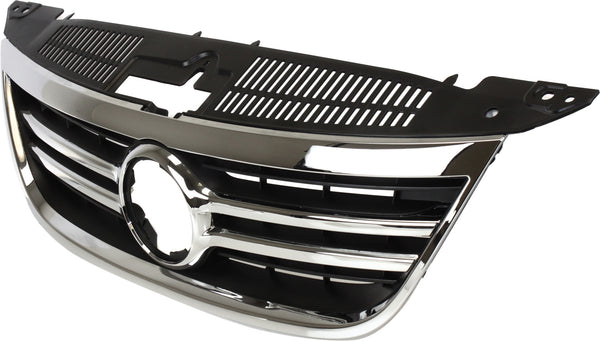 2009-2011 Volkswagen Tiguan Grille, Chrome Shell/Black.