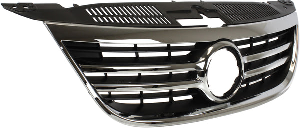 2009-2011 Volkswagen Tiguan Grille, Chrome Shell/Black.