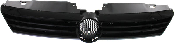2011-2014 Volkswagen Jetta Grille, Textured Dark Gray.