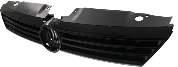 2011-2014 Volkswagen Jetta Grille, Textured Dark Gray.