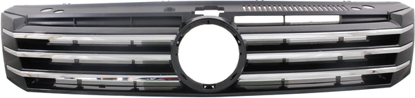 2012-2015 Volkswagen Passat Grille, Painted-Black.