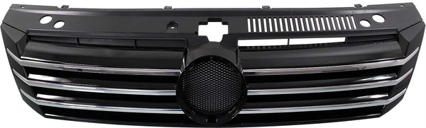 2012-2015 Volkswagen Passat Grille, Painted-Black.