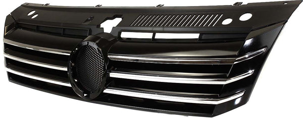 2012-2015 Volkswagen Passat Grille, Painted-Black.