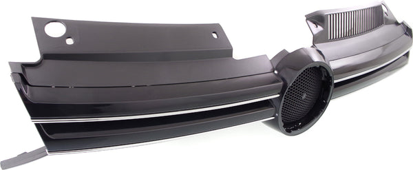 2010-2014 Volkswagen Jetta Grille, With Chrome, Wagon.