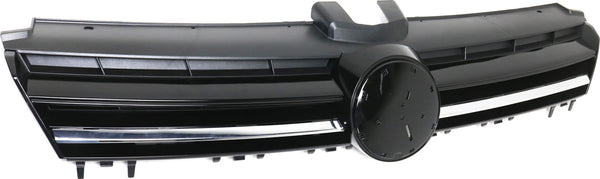 2015 Volkswagen Golf Grille, With Chrome Molding.