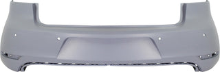 2010-2014 Volkswagen GTI Rear Bumper Cover, Primed, With Parking Assist.