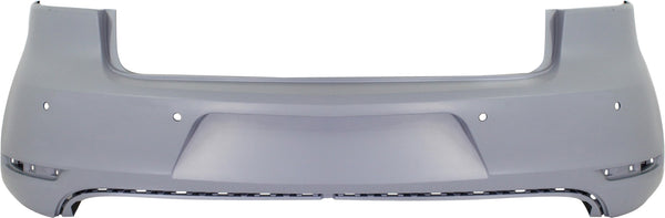 2010-2014 Volkswagen GTI Rear Bumper Cover, Primed, With Parking Assist.