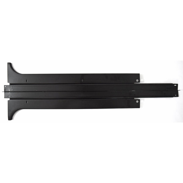 1982-1986 Pontiac Bonneville T-Top Center Rail Stainless Steel w/Black Paint.