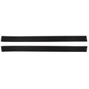 1978-1987 Chevy El Camino T-Top Rear Weatherstrip Retainer Stainless Steel with Black Paint (Pair).