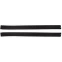 1978-1987 Chevy El Camino T-Top Rear Weatherstrip Retainer Stainless Steel with Black Paint (Pair).